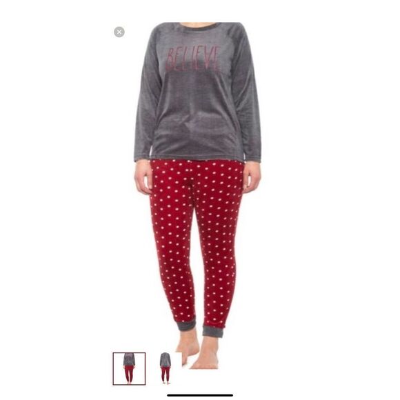 Rae Dunn Believe Pajamas XL - Picture 1 of 5